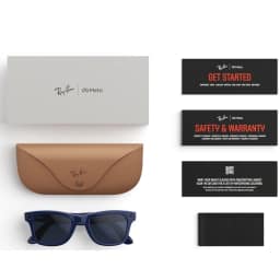 Умные очки Ray-Ban Wayfarer Shiny Cosmic Blue Transitions L Sapphire — фото 4