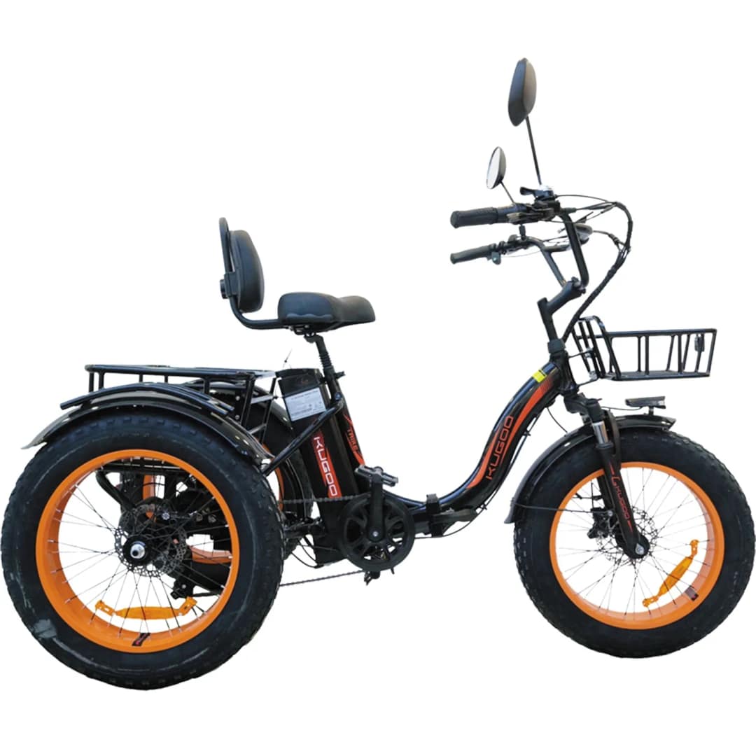Электровелосипед Kugoo Kirin Trike Black — фото 2