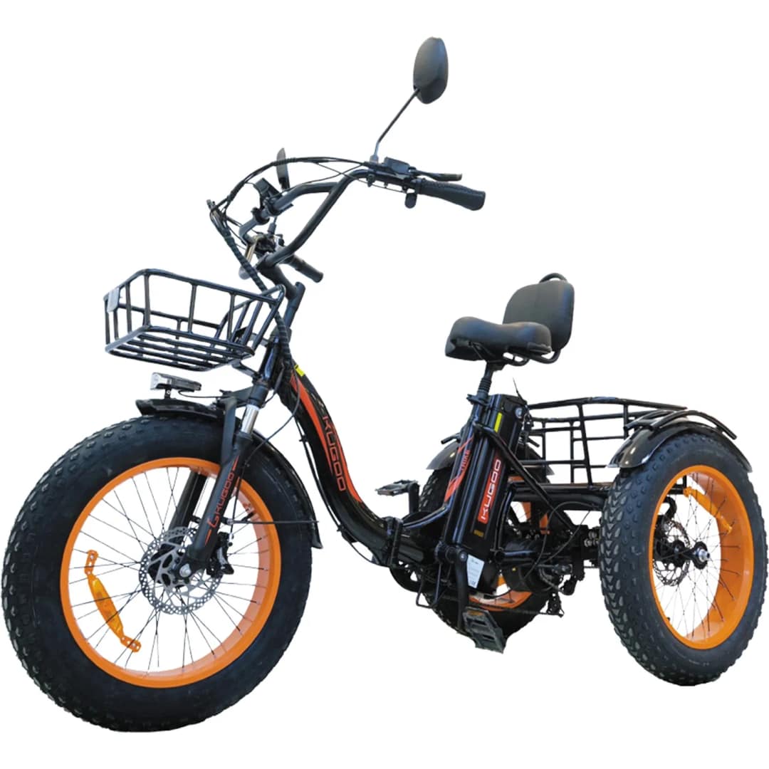 Электровелосипед Kugoo Kirin Trike Black — фото 4