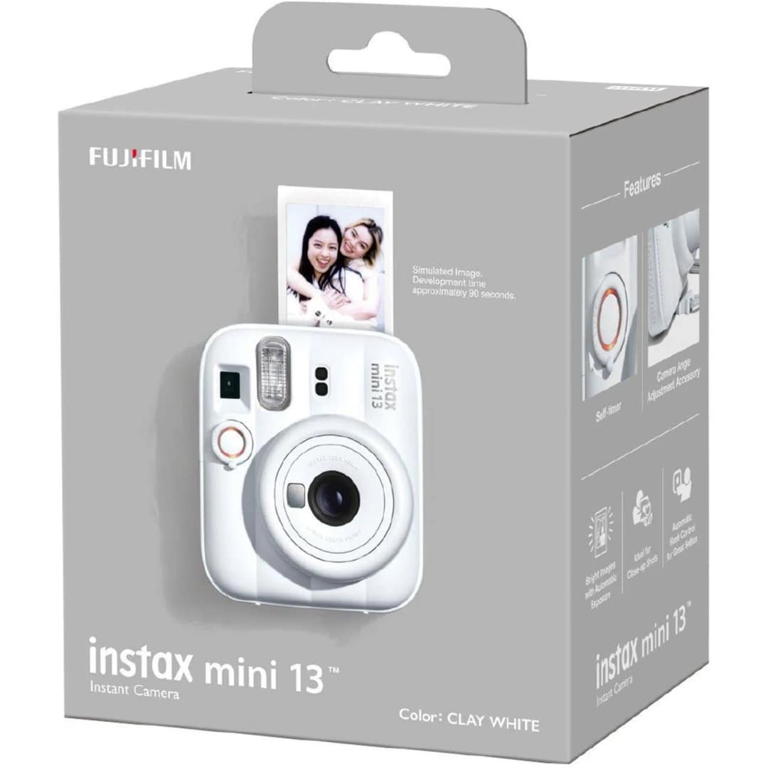Фотоаппарат моментальной печати Fujifilm Instax mini 13, Clay White — фото 7