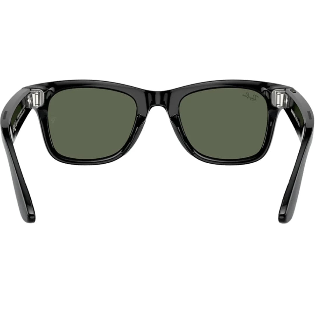Умные очки Ray-Ban Wayfarer Shiny Black G-15 L Green — фото 4