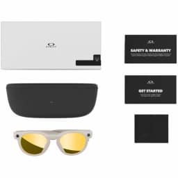 Умные очки Oakley HSTN Prizm Polarized lenses M Warm Grey, 24K — фото 5