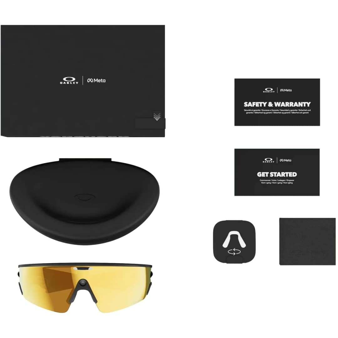 Умные очки Oakley Meta Vanguard Prizm 24k Lenses M Black Frame — фото 7