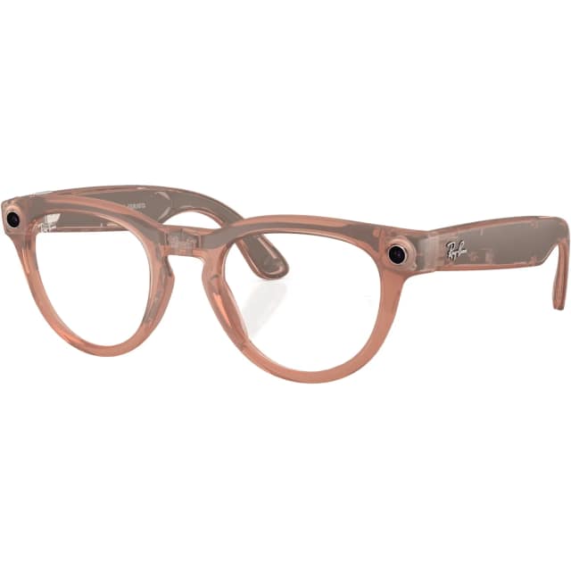 Умные очки Ray-Ban Headliner Matte Peach Transitions M Grey