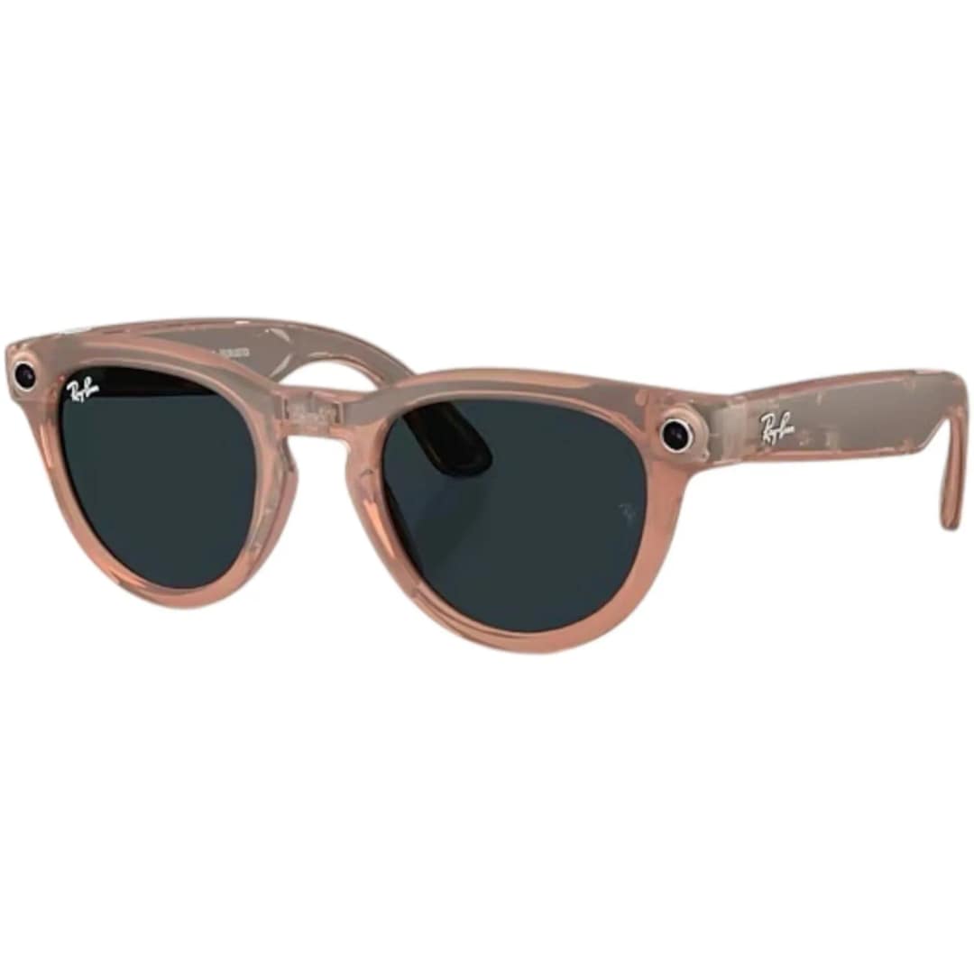 Умные очки Ray-Ban Headliner Matte Peach Transitions M Grey — фото 2