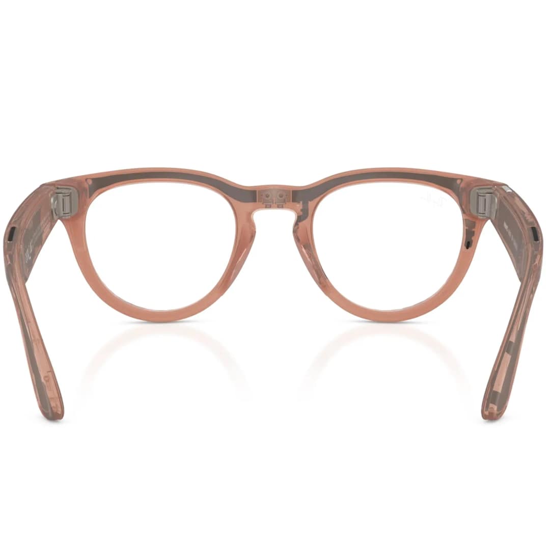 Умные очки Ray-Ban Headliner Matte Peach Transitions M Grey — фото 3