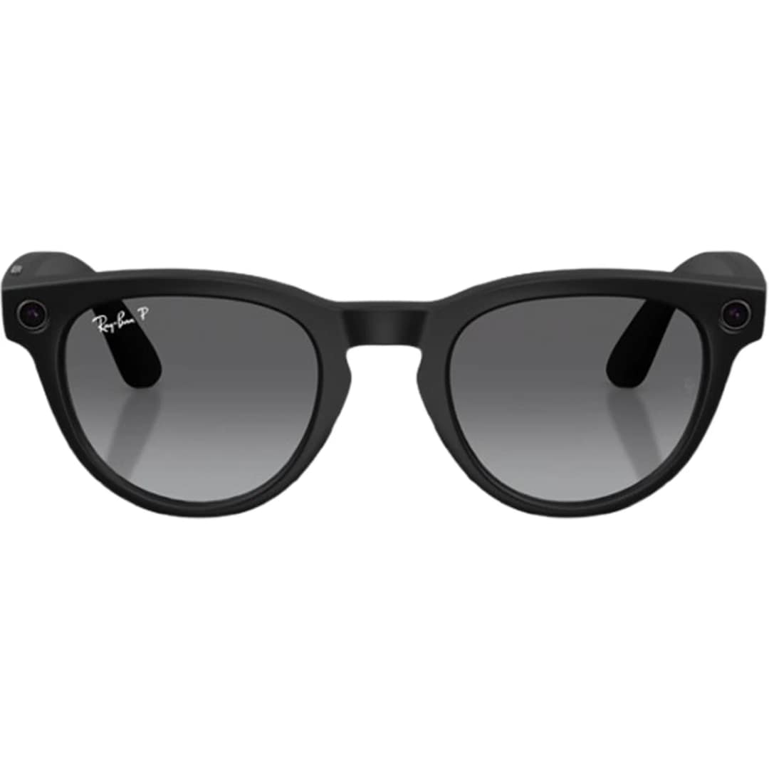 Умные очки Ray-Ban Headliner Matte Black Polar Gradient M Graphite — фото 4