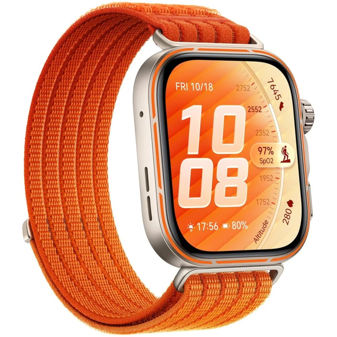 Смарт-часы Huawei Watch Fit 5 Pro Gradient Nylon Strap, Orange — фото 5