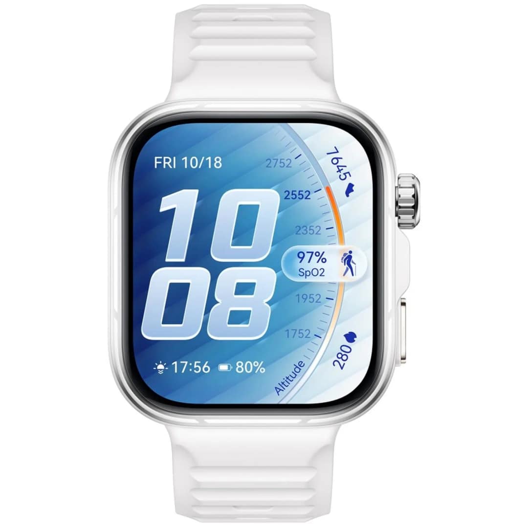 Смарт-часы Huawei Watch Fit 5 Pro Fluoroelastomer Strap, White — фото 3