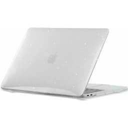 Чехол-накладка Gurdini Transparent для Macbook Neo 13 Сlear with, Glitter — фото 1
