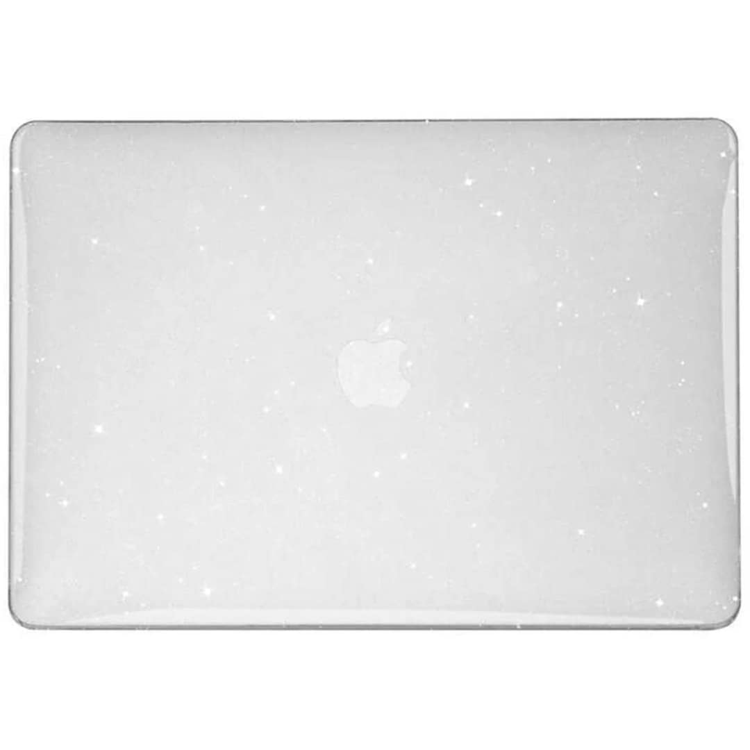 Чехол-накладка Gurdini Transparent для Macbook Neo 13 Сlear with, Glitter — фото 2