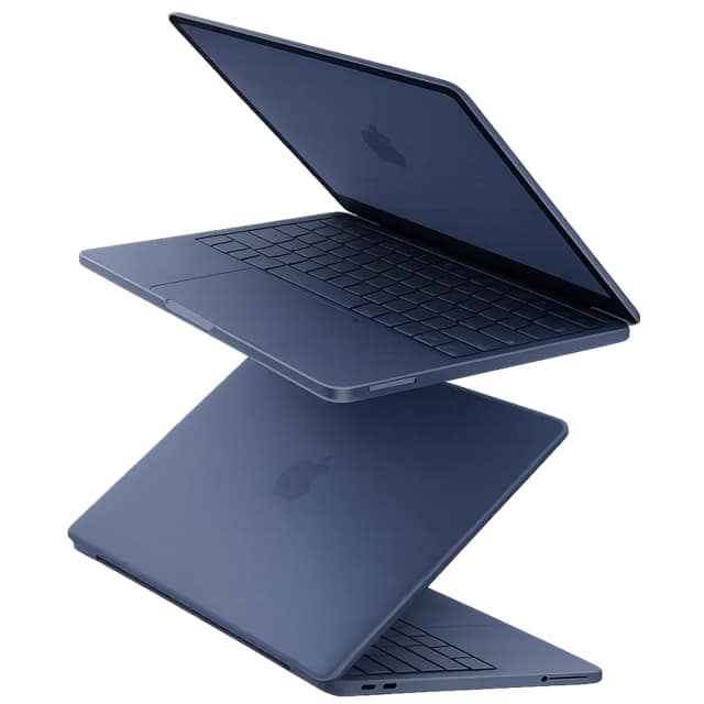 Чехол-накладка Gurdini Transparent Ultra Slim Case для Macbook Neo 13, Blue