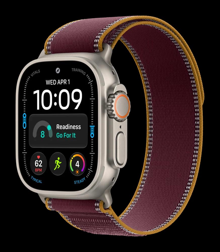 Смарт-часы Apple Watch Ultra 4 49mm, Натуральный титан, Trail Loop