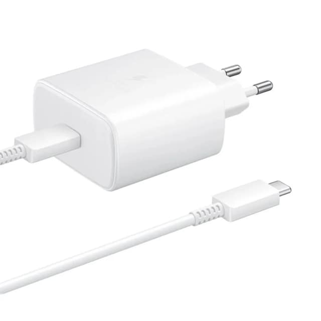 Сетевое зарядное устройство Samsung 45W USB-C EP-TA845 White, Белый