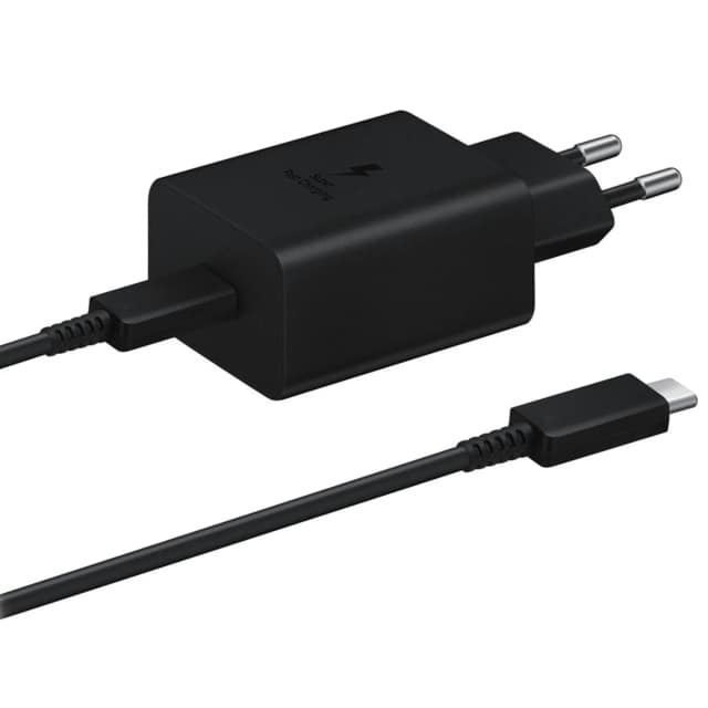 Сетевое зарядное устройство Samsung 45W PD USB-C EP-T4510 Cable, Black