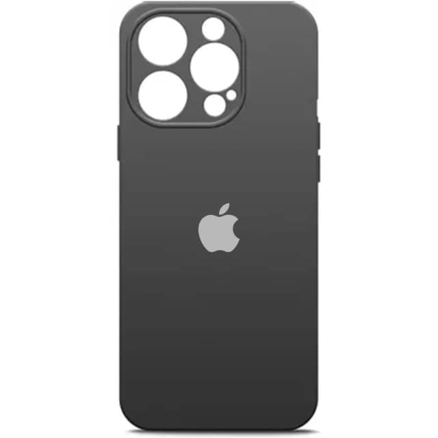 Силиконовый чехол Silicone для iPhone 15 Pro Max, Black