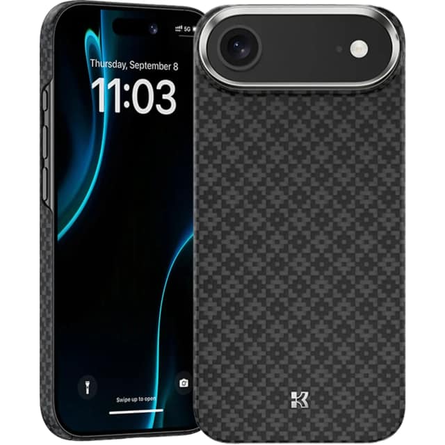Чехол Benks ArmorGrid ArmorAir Case built with Kevlar для iPhone Air, Obsidian Black