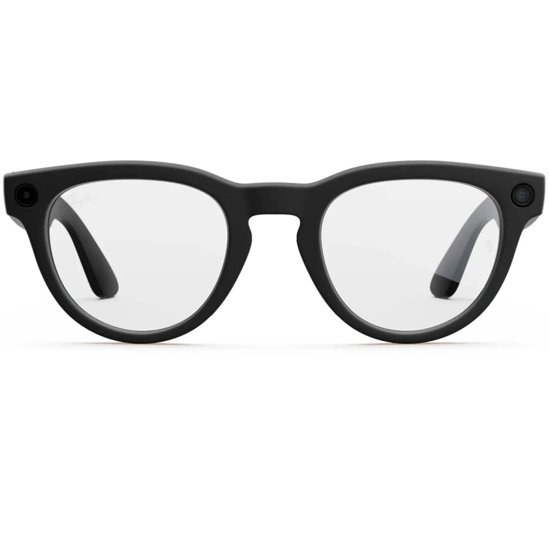 Умные очки Ray-Ban Headliner Matte Black M Clear — фото 4