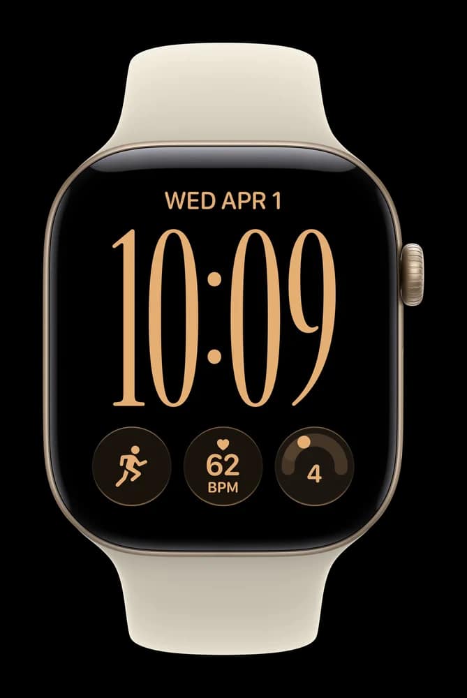 Смарт-часы Apple Watch Series 12, Алюминий, Светлое золото — фото 2