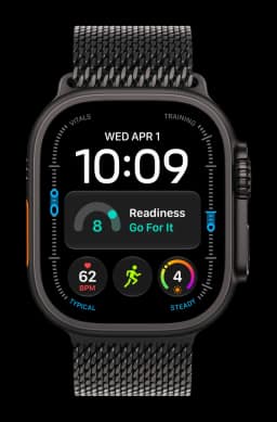 Смарт-часы Apple Watch Ultra 4 49mm, Чёрный титан, Титановый миланский — фото 2