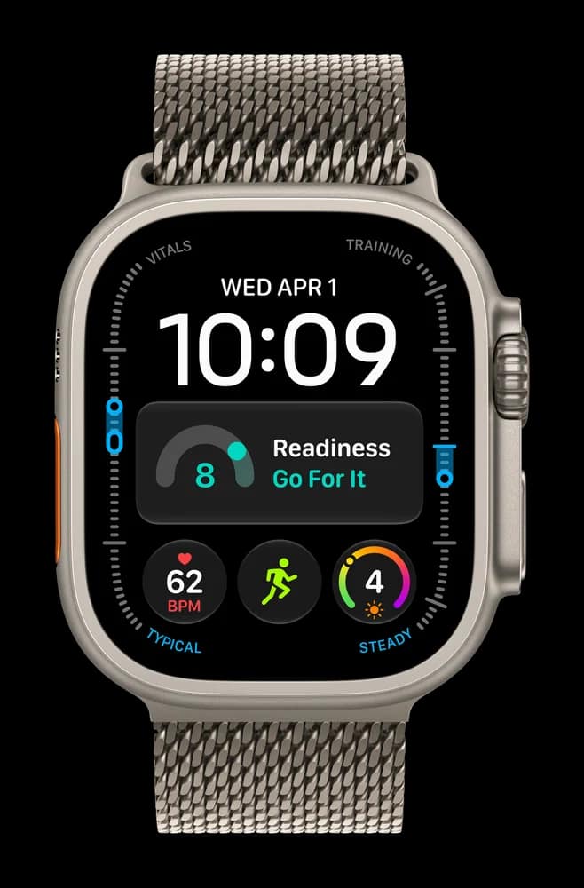 Смарт-часы Apple Watch Ultra 4 49mm, Натуральный титан, Титановый миланский — фото 2