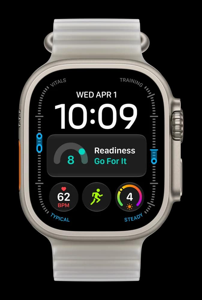Смарт-часы Apple Watch Ultra 4 49mm, Натуральный титан, Ocean Band — фото 5