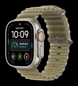 Смарт-часы Apple Watch Ultra 4 49mm, Натуральный титан, Ocean Band — фото 7